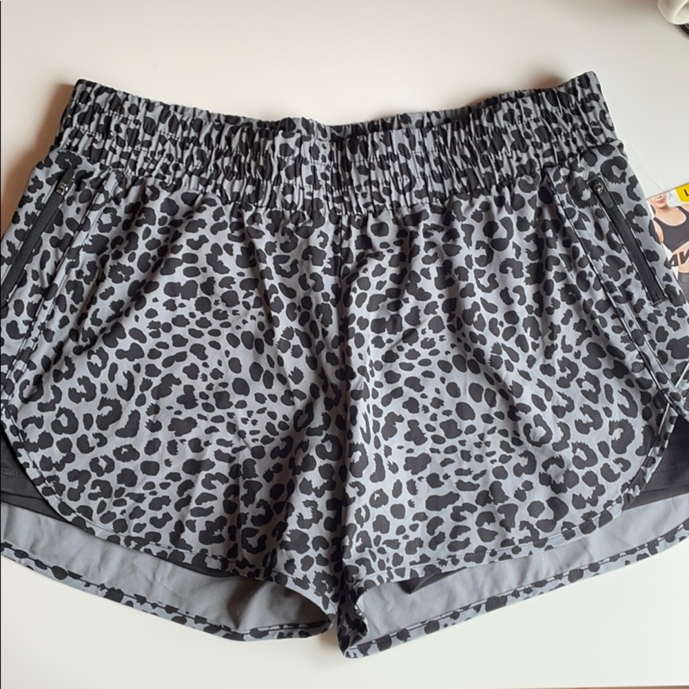 Avia athletic leopard print shorts